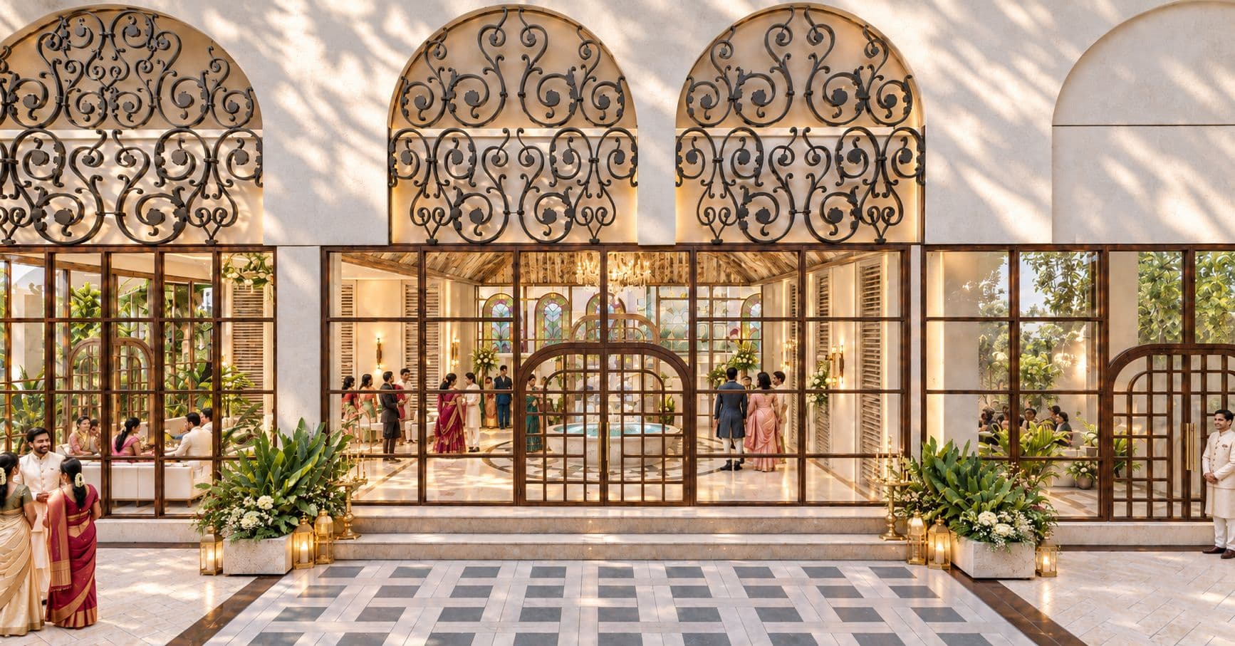 Architectural visualisation of the proposed entry archway