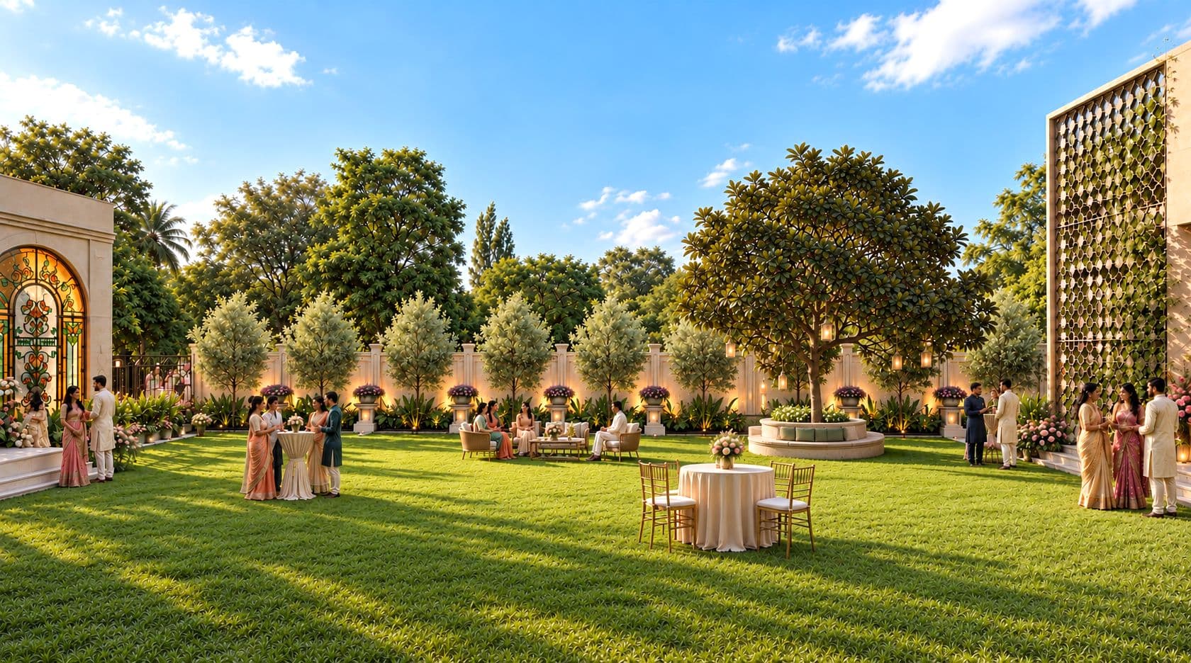 Poolside Lawns